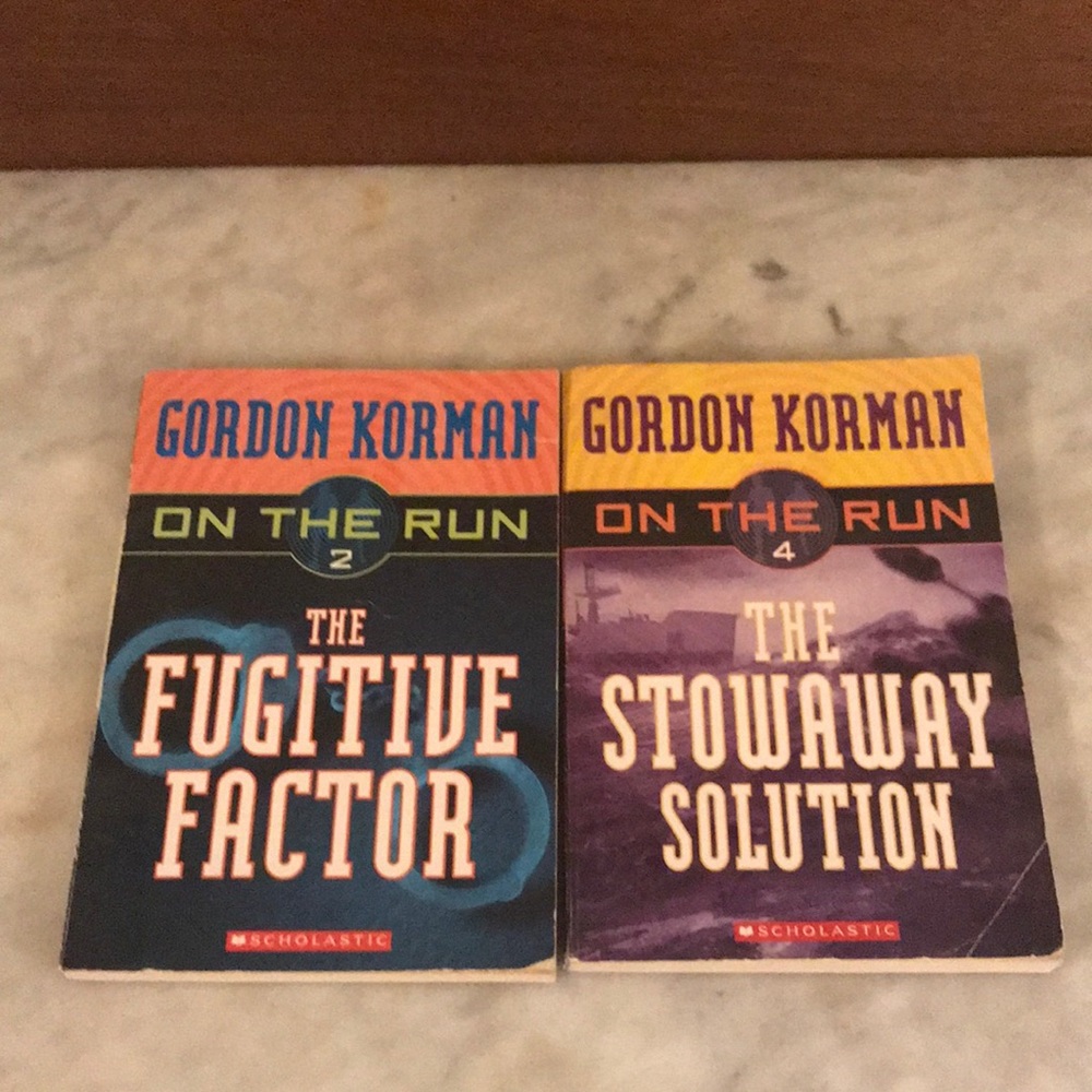 Gordon Korean-Set of Two “On The Run”  Books